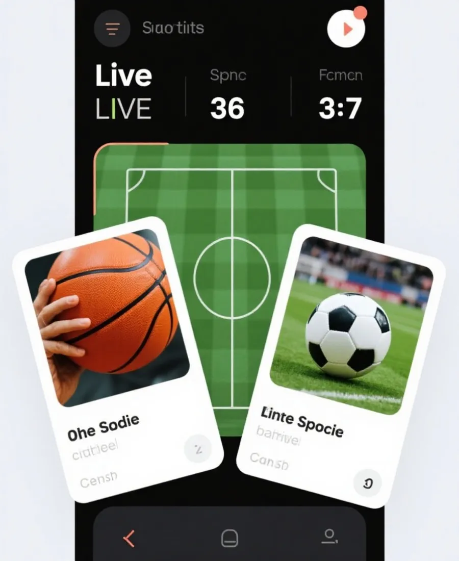 UED体育直播官网移动端赛事直播与比分界面示意图