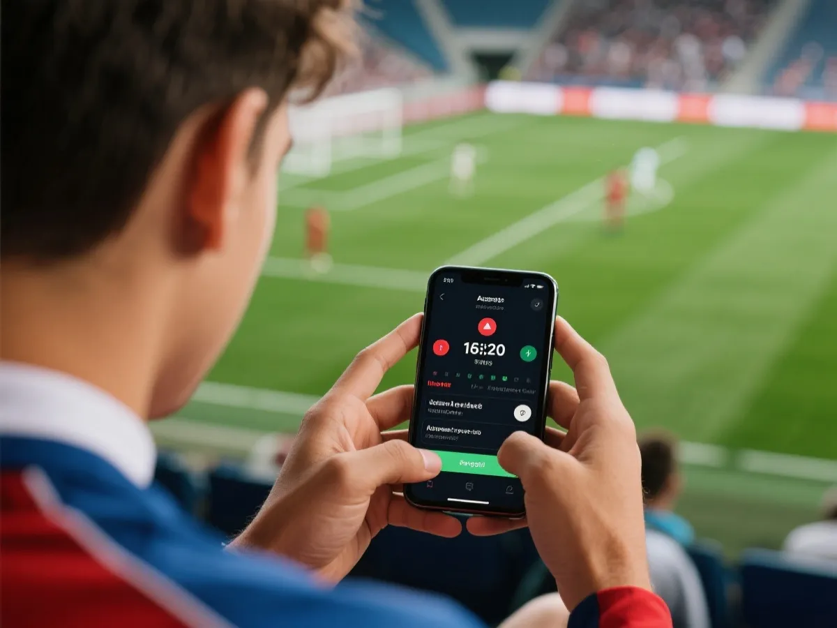 移动端追踪赛事提醒与比分示意图
